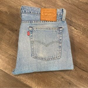 Levi's 510 “Premium” Light Wash Blue Denim Jeans - 34 x 32”